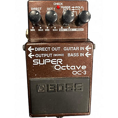 Used BOSS OC3 Super Octave Effect Pedal
