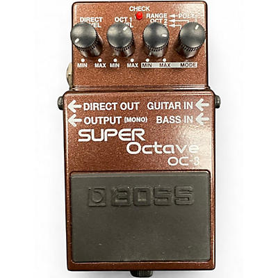 Used BOSS OC3 Super Octave Effect Pedal