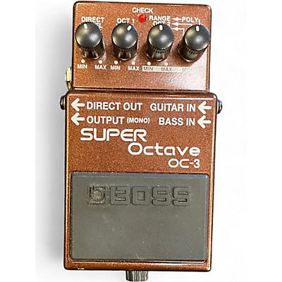 Used BOSS OC3 Super Octave Effect Pedal