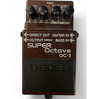 Used BOSS OC3 Super Octave Effect Pedal