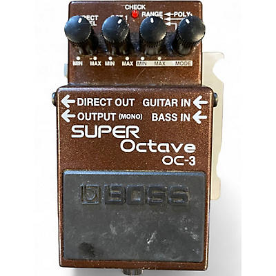 Used BOSS OC3 Super Octave Effect Pedal