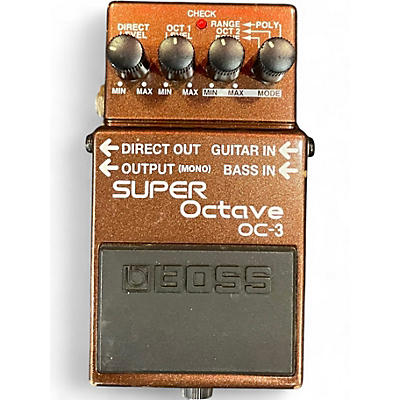 Used BOSS OC3 Super Octave Effect Pedal