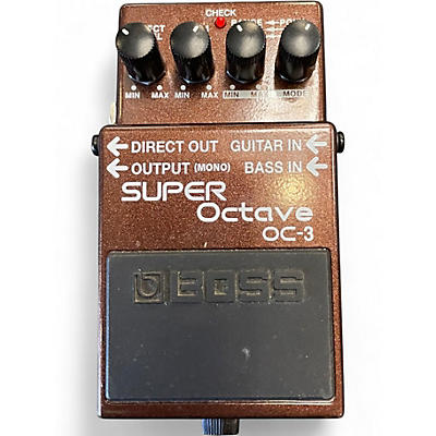 Used BOSS OC3 Super Octave Effect Pedal