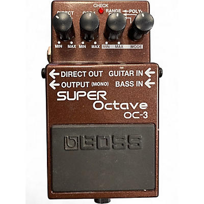 Used BOSS OC3 Super Octave Effect Pedal