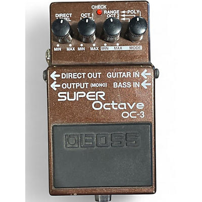 Used BOSS OC3 Super Octave Effect Pedal
