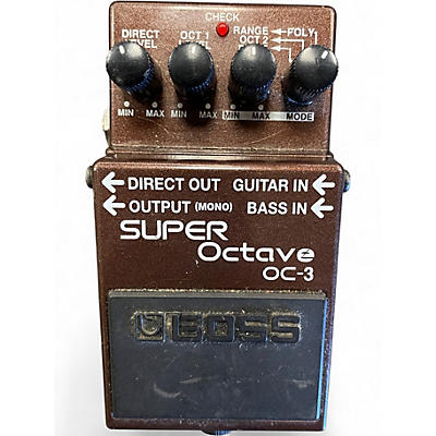 Used BOSS OC3 Super Octave Effect Pedal