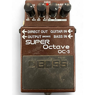 Used BOSS OC3 Super Octave Effect Pedal