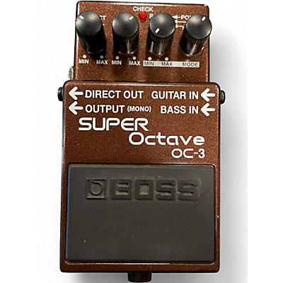 Used BOSS OC3 Super Octave Effect Pedal