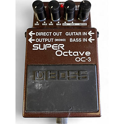 Used BOSS OC3 Super Octave Effect Pedal
