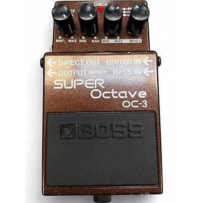 Used BOSS OC3 Super Octave Effect Pedal