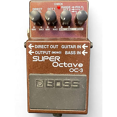 Used BOSS OC3 Super Octave Effect Pedal