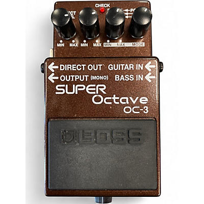 Used BOSS OC3 Super Octave Effect Pedal