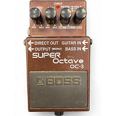 Used BOSS OC3 Super Octave Effect Pedal