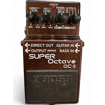 Used BOSS OC3 Super Octave Effect Pedal