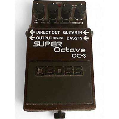 Used BOSS OC3 Super Octave Effect Pedal