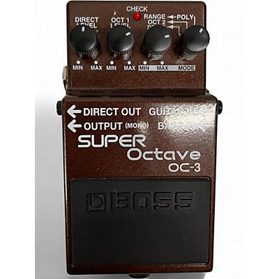Used BOSS OC3 Super Octave Effect Pedal