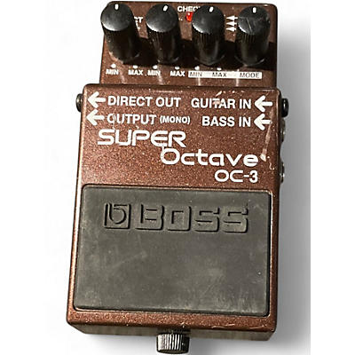 Used BOSS OC3 Super Octave Effect Pedal