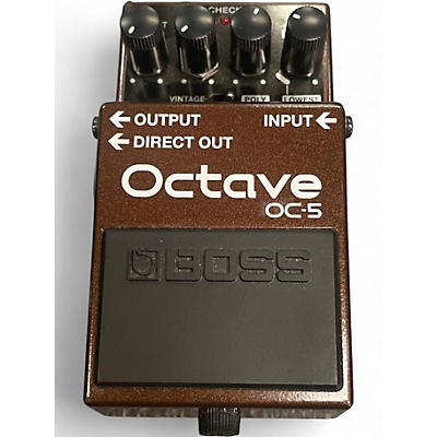 Used BOSS OC5 Effect Pedal Package