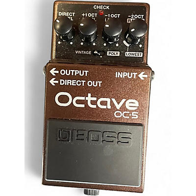 Used BOSS OC5 Effect Pedal Package