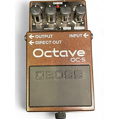 Used BOSS OC5 Effect Pedal