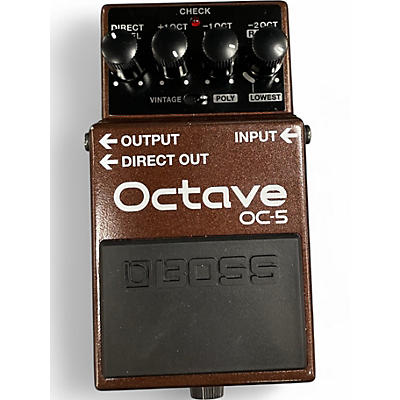 Used BOSS OC5 Effect Pedal