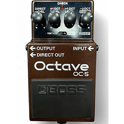 Used BOSS OC5 Effect Pedal