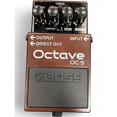 Used BOSS OC5 Effect Pedal
