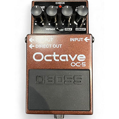 Used BOSS OC5 Effect Pedal