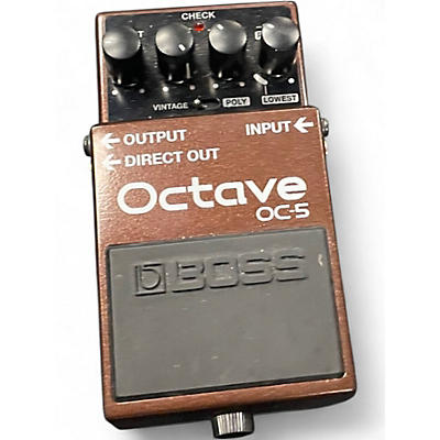Used BOSS OC5 Effect Pedal