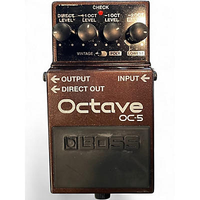 Used BOSS OC5 Effect Pedal