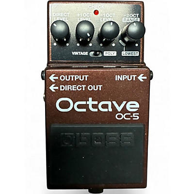 Used BOSS OC5 Effect Pedal