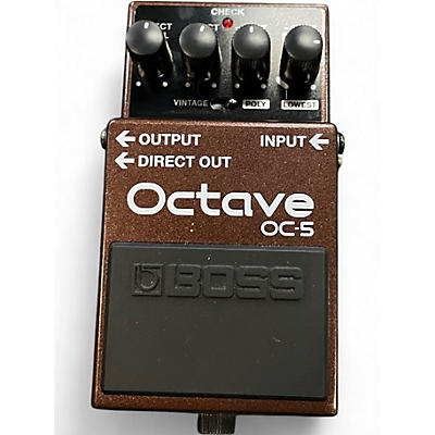 Used BOSS OC5 Effect Pedal