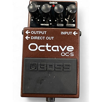 Used BOSS OC5 Effect Pedal