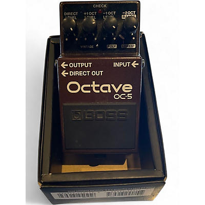 Used BOSS OC5 Effect Pedal
