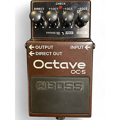 BOSS Used BOSS OC5 OCTAVE Effect Pedal