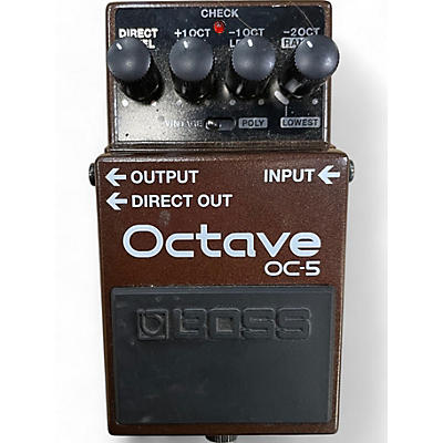 BOSS Used BOSS  OC5 OCTAVE Effect Pedal