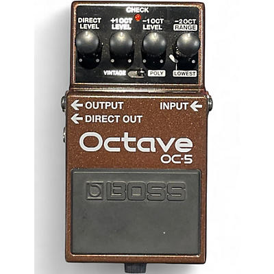 Used BOSS OC5 OCTAVE Effect Pedal