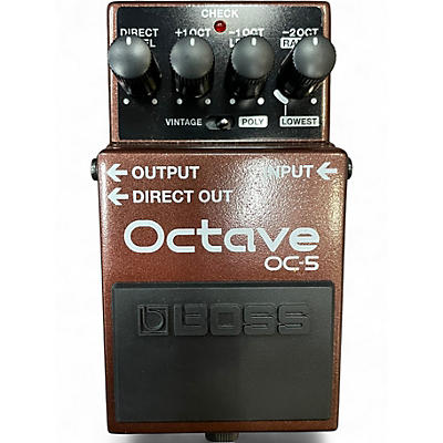 Used BOSS OC5 OCTAVE Effect Pedal