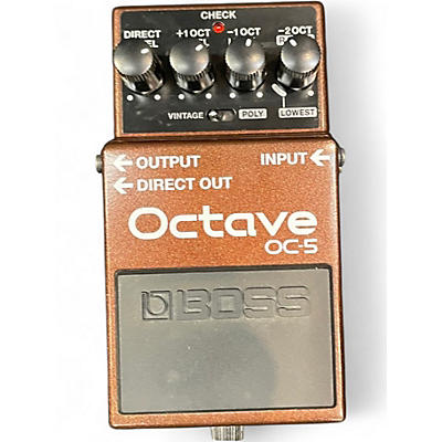 Used BOSS OC5 OCTAVE Effect Pedal