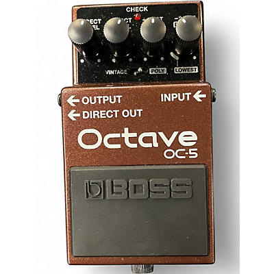 Used BOSS OC5 OCTAVE Effect Pedal