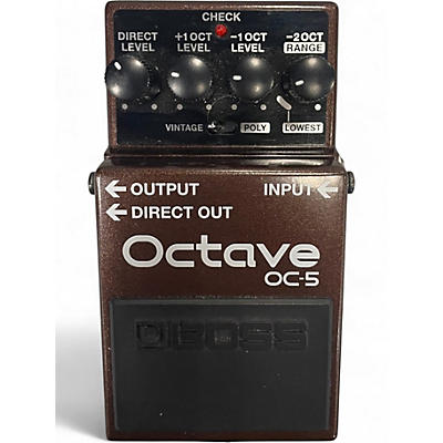 Used BOSS OC5 OCTAVE Effect Pedal