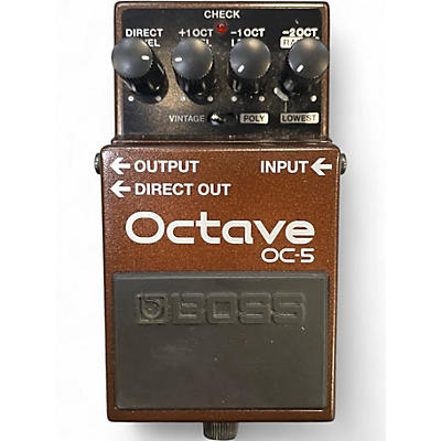 Used BOSS OC5 OCTAVE Effect Pedal