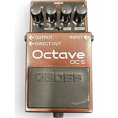 Used BOSS OC5 OCTAVE Effect Pedal