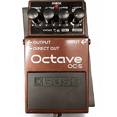 Used BOSS OC5 OCTAVE Effect Pedal