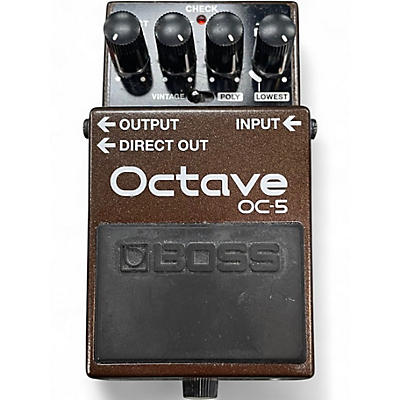 Used BOSS OC5 OCTAVE Effect Pedal