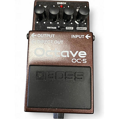 Used BOSS OC5 OCTAVE Effect Pedal