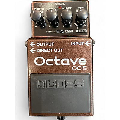 Used BOSS OC5 OCTAVE Effect Pedal