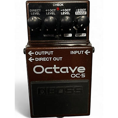 Used BOSS OC5 OCTAVE Effect Pedal