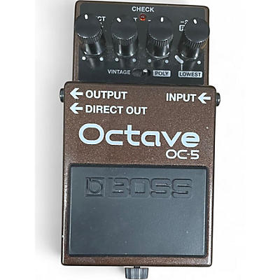 Used BOSS OC5 Octave Effect Pedal