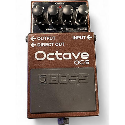 Used BOSS OC5 Octave Effect Pedal